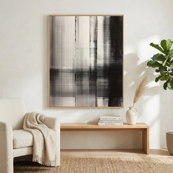 Dipinto con cornice inclusa/dipinto su tela 80x100 cm Sketch – Bizzotto-image-1