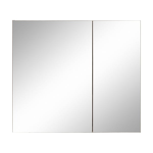 Mobile da bagno a parete grigio con specchio , 80 x 70 cm Wisla - Støraa-image-2