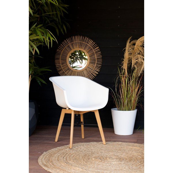 Set di 2 sedie da giardino in plastica bianca Amalia - Hartman-image-1