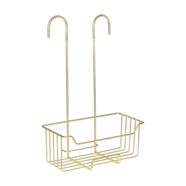 Mensola da bagno sospesa in acciaio inox color oro Milo - Wenko-image-4