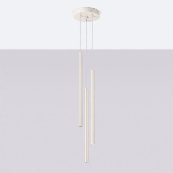 Lampadario color crema ø 19,5 cm Fideus – Sollux-image-2