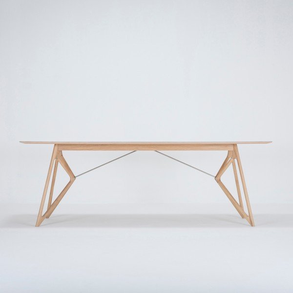 Tavolo da pranzo in rovere 220x90 cm Tink - Gazzda-image-1