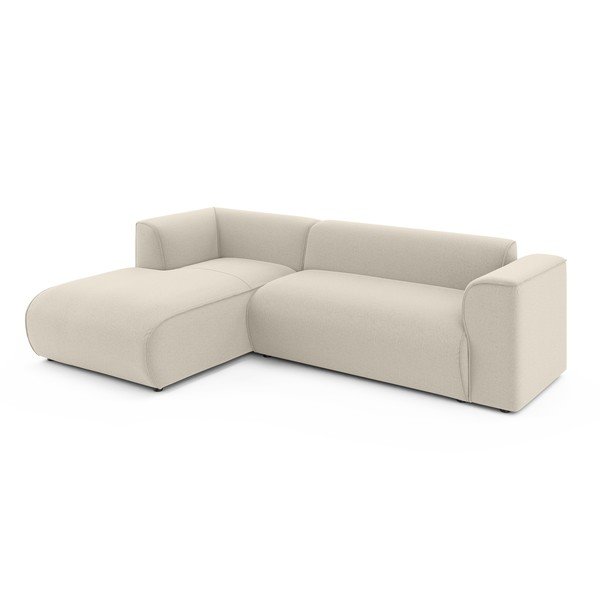 Divano angolare beige (con penisola a sinistra/con chaise lounge) Merid  – Ropez-image-2