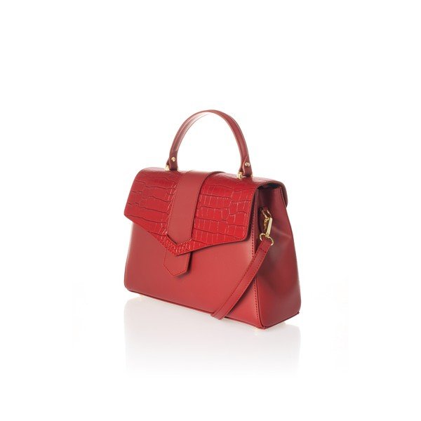 Borsa in pelle rossa Marta - Federica Bassi-image-3