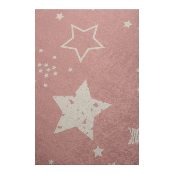 Tappeto per bambini Rosa , 100 x 160 cm Stars - Conceptum Hypnose-image-3