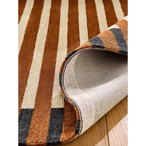 Tappeto arancione in fibre riciclate 120x170 cm Lois – MADE-image-2