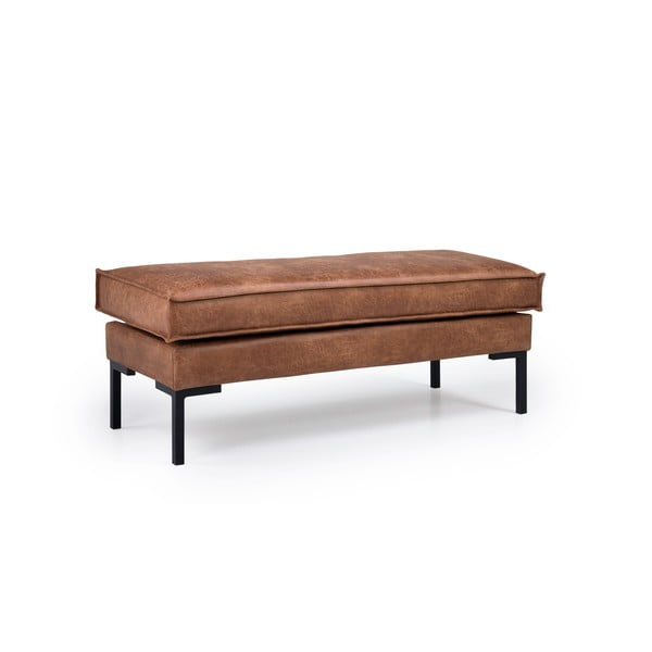 Pouf in similpelle marrone Rate - Scandic-image-2