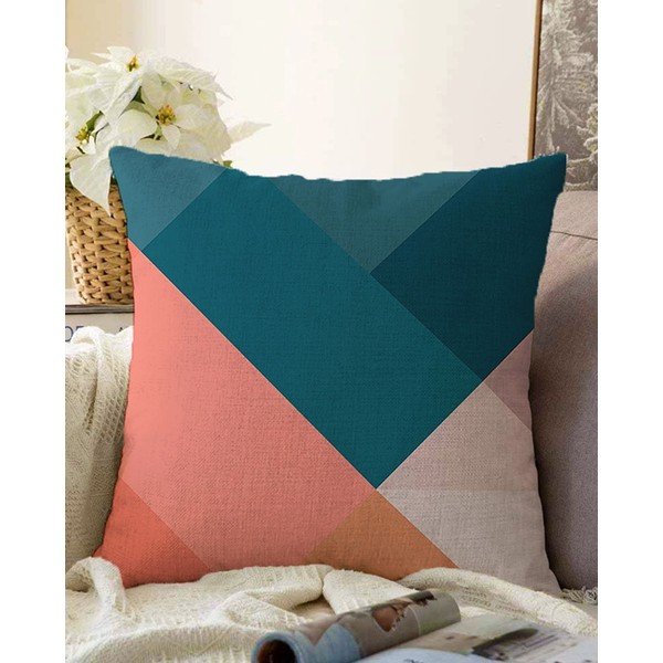 Federa in misto cotone Triangoli, 55 x 55 cm - Minimalist Cushion Covers