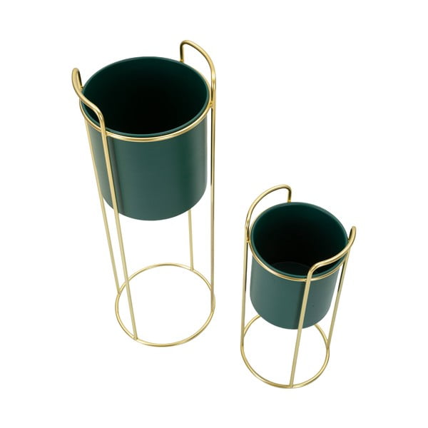 Set di coprivaso in metallo 2 pzø 24 cm Grent Slim - Mauro Ferretti-image-2