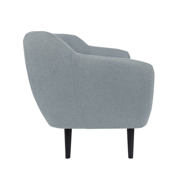 Divano a due posti Piemonte azzurro con gambe marroni - Mazzini Sofas-image-2