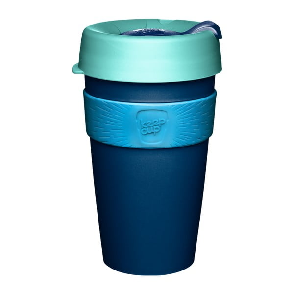 Tazza da viaggio blu con coperchio , 454 ml Australis - KeepCup