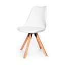 Set di 2 sedie bianche con base in legno di faggio Gina - Bonami Essentials