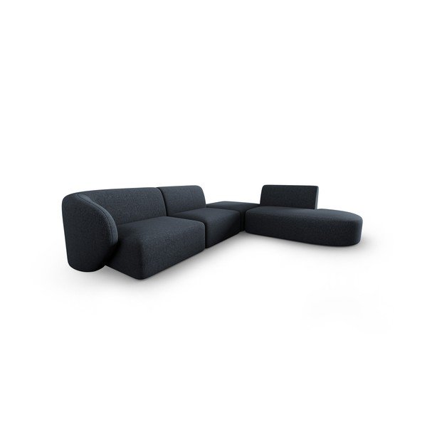 Divano angolare blu scuro, angolo destro Shane - Micadoni Home-image-1