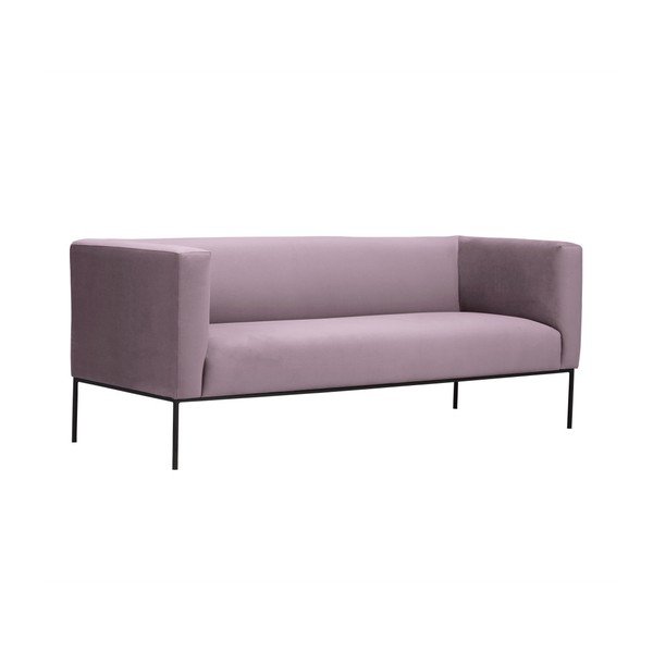 Divano in velluto rosa attico , 195 cm Neptune - Windsor & Co Sofas-image-2