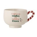 Tazza per cappuccino color crema in gres a tema natalizio 250 ml Treats – Bloomingville