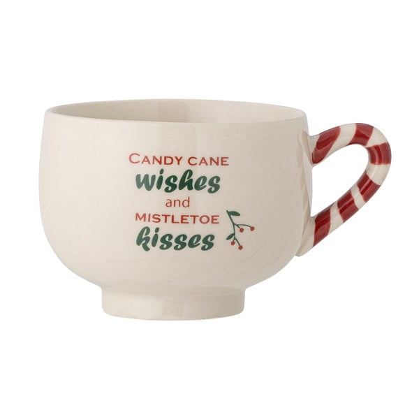 Tazza per cappuccino color crema in gres a tema natalizio 250 ml Treats – Bloomingville