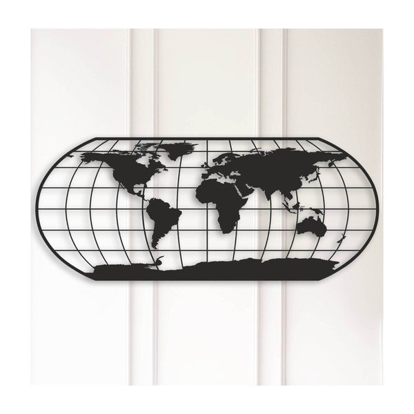 Mappa nera della decorazione murale - Unknown