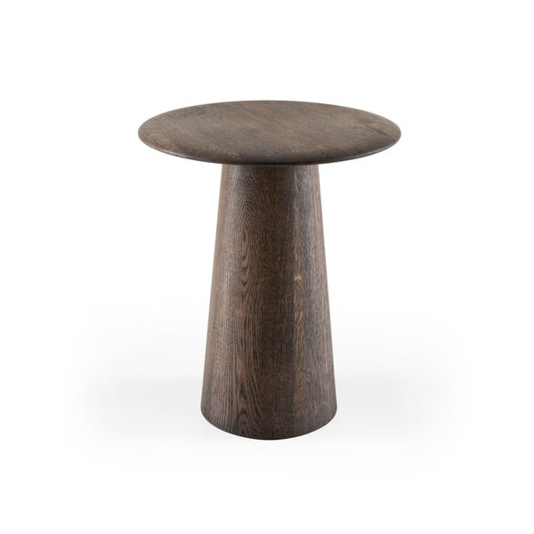 Tavolino rotondo in rovere massiccio ø 40 cm Mushroom – Gazzda