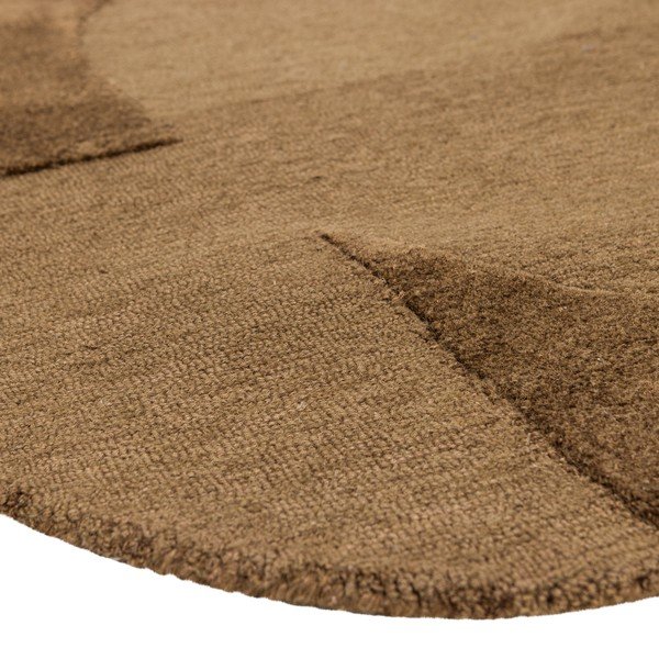 Tappeto marrone in misto lana 170x240 cm Livo – WOOOD-image-4