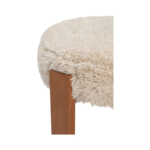 Sgabello beige imbottito Mammut – Ellos Home-image-3