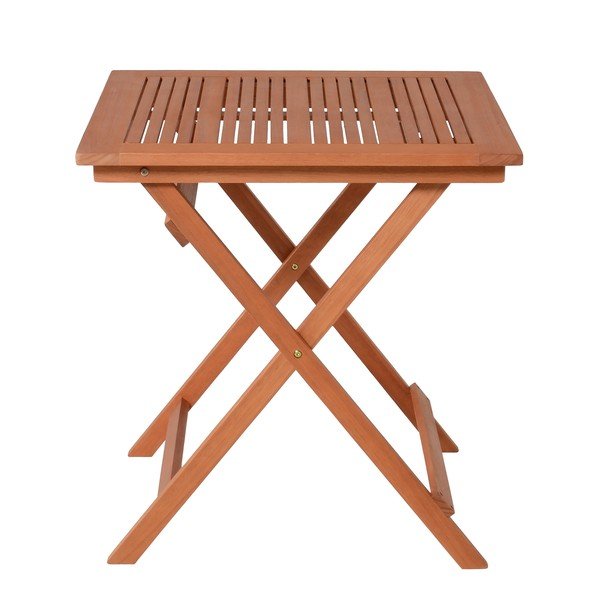 Tavolo da pranzo da giardino in eucalipto massiccio 70,5x70,5 cm Pasaneda – Garden Pleasure-image-1