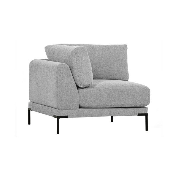 Modulo divano variabile grigio chiaro Couple - WOOOD-image-3