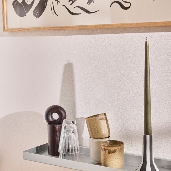 Mensola argentata in metallo 50 cm Bakku – OYOY Living Design-image-2