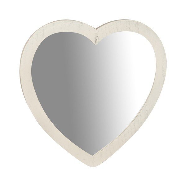 Zrcadlo ve tvaru srdce Crido Consulting Heart, 45 x 45 cm