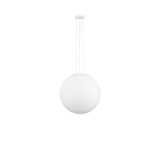 Lampadario bianco in vetro ø 50 cm Nevoso – Nova Luce