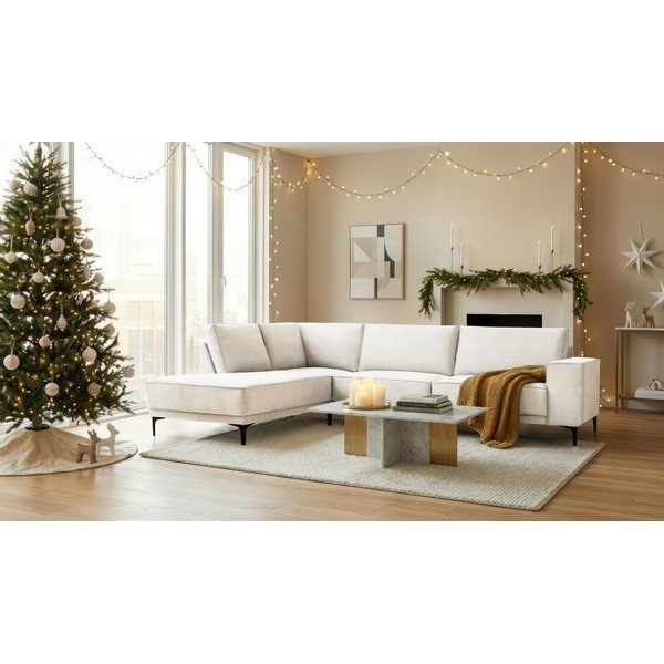 Divano angolare color crema (con penisola a sinistra) Copenhagen – Scandic-image-2