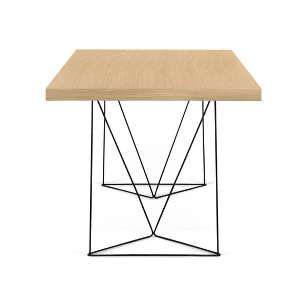 Tavolo con gambe nere , 160 x 90 cm Multi - TemaHome-image-3