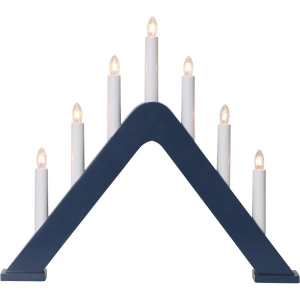 Decorazione natalizia luminosa blu scuro con alimentazione a corrente Jarve – Star Trading