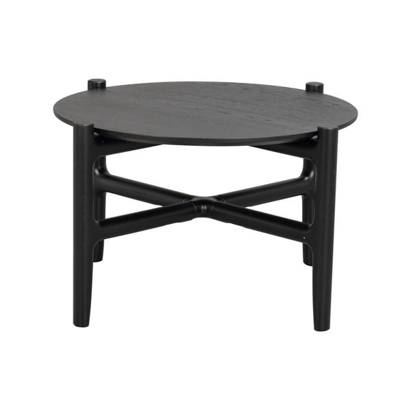 Tavolino in rovere nero ø 55 cm Holton - Rowico