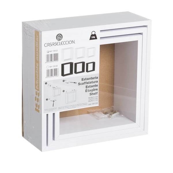 Mensole bianche in set da 3 - Casa Selección-image-3
