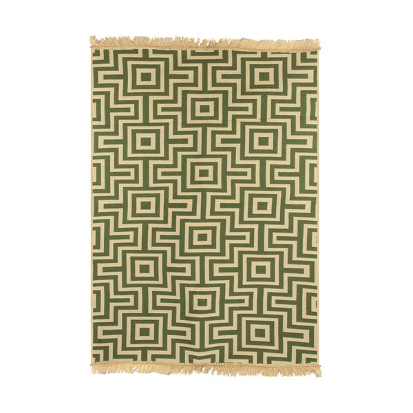 Tappeto verde Kare, 80 x 150 cm - Ya Rugs