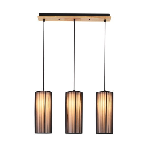 Lampadario con paralume in tessuto Kioto – Candellux Lighting