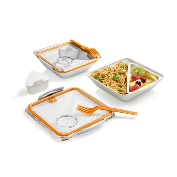 Modrý svačinový box Black + Blum Apetit, 880 ml-image-2