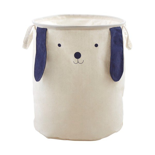 Cesta per giochi da bambino bianca in tessuto ø 39x48 cm Mimo Dog Face – Premier Housewares