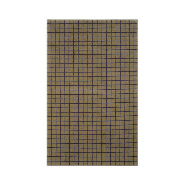 Asciugamano verde/blu in cotone 90x150 cm Grid – Jotex-image-2