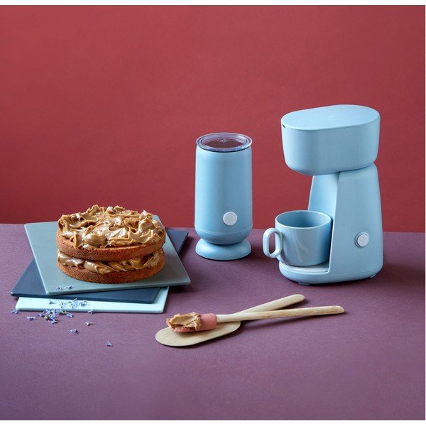 Macchina da caffè per filtro azzurra in plastica 400 ml Foodie – RIG-TIG-image-1