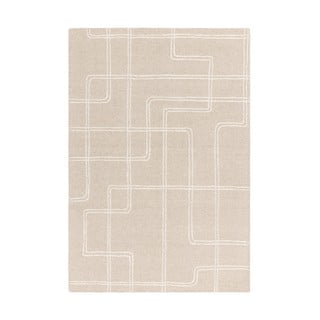 Tappeto in lana beige tessuto a mano 200x300 cm Ada - Asiatic Carpets