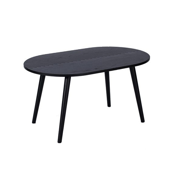 Tavolino ovale nero Leo - Bonami Selection-image-1