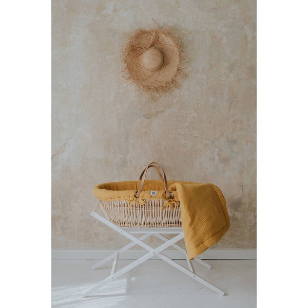 Cestino giallo con supporto Percy - BELLAMY