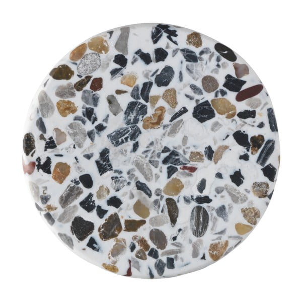 Gancio a muro con decoro terrazzo Melle, ⌀ 8 cm Terrazzo - Wenko-image-2