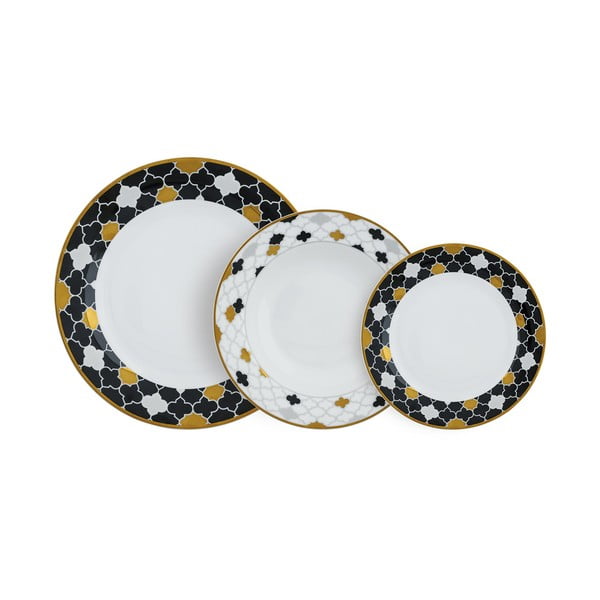 Set di piatti in porcellana da 18 pezzi Haitai - Villa Altachiara