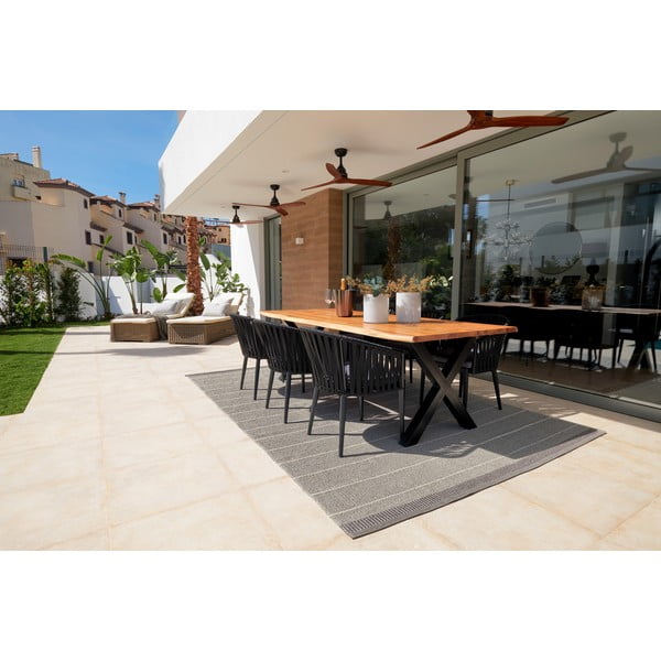 Tappeto da interno/esterno grigio 60x125 cm Belle Concrete – Pappelina-image-3