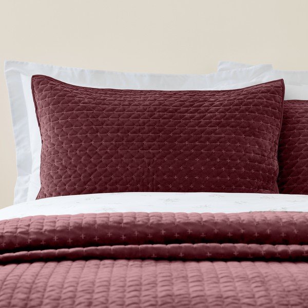 Federe decorative in set in velluto 2 pz 50x75 cm Attica Velvet – Bianca-image-1