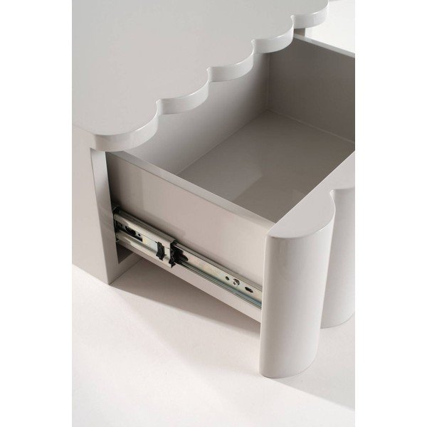Comodino beige lucido da parete Vallmo – Jotex-image-4