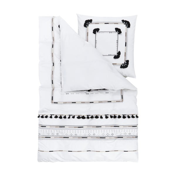 Biancheria da letto singola in percalle di cotone, 155 x 220 cm Inda - Westwing Collection