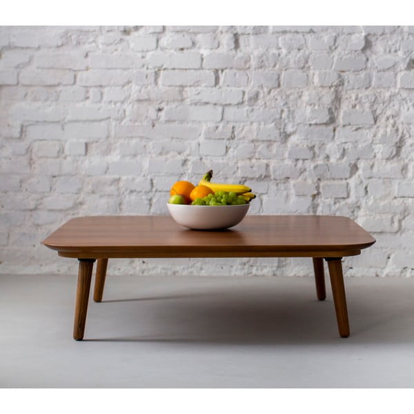 Tavolino in legno di frassino, 110 x 110 cm Contrast Tetra - Ragaba-image-1